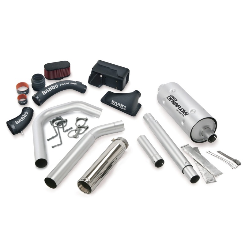 Ford Class-A Motorhome Performance Exhaust - Banks Power - Stinger Cat Back System - Chrome - `06-`15